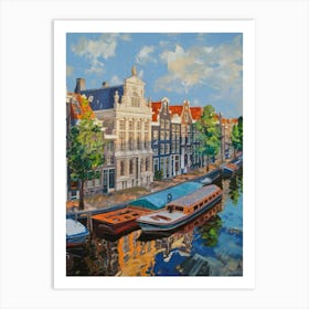 Buildings Amsterdam Canals Art Print