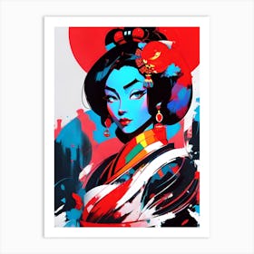 Geisha 90 Art Print