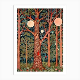 William Morris Tree In The Forest Art Print