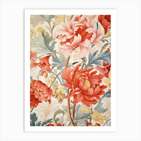 Floral Wallpaper 171 Art Print