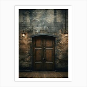 Distressed Brick 7 Art Print