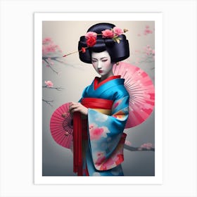 Geisha 50 Art Print