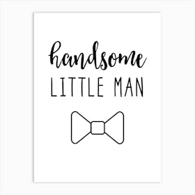 Handsome Little Man Art Print