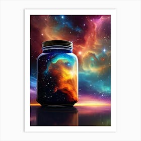 Jar Of Nebula Art Print