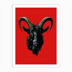 Goat Head 2 Art Print