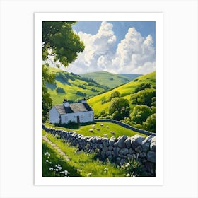 Rolling Hills Of Ireland 1 Art Print