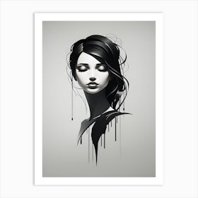 Cute girl 2 Art Print