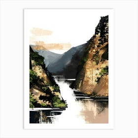 Landscape Painting 38 Art Print