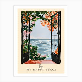 My Happy Place Vigo 2 Travel Poster Art Print