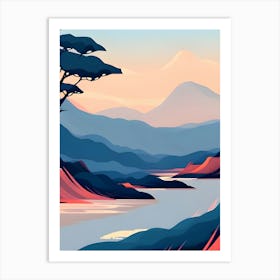 Landscape Painting 1 Art Print