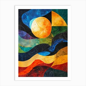 Sunset In The Sky 7 Art Print