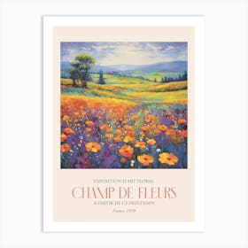 Champ De Fleurs, Floral Art Exhibition 22 Art Print