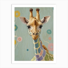 Whimsical Giraffe Art Print