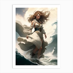 Poseidon's Muse (1) Art Print