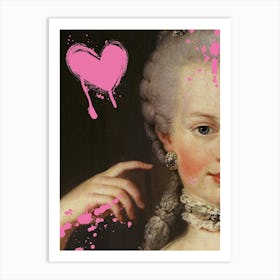 Portrait Of A Lady 1 Art Print