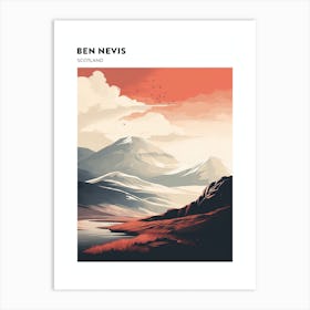Ben Nevis Scotland 3 Hiking Trail Landscape Poster Art Print