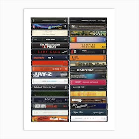 Noughties Music - Cassette Print Art Print