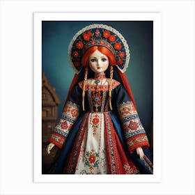 Russian Doll 6 Art Print