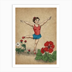 Ballerina 1 Art Print