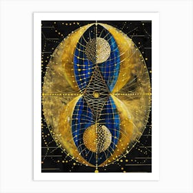 Magic Golden Card Art Print