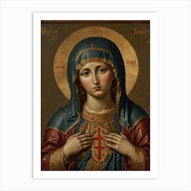 Virgin Mary Art Print