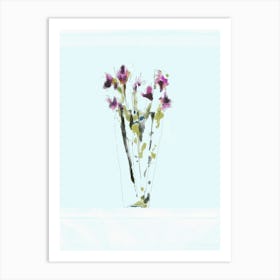 Flowers In A Vase 3 Art Print