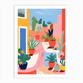 Cactus Garden Art Print