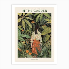 In The Garden Poster Pukekura Park New Zealand 2 Art Print