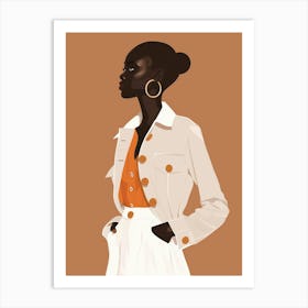 Afro-American Woman 63 Art Print