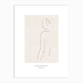 Nude Study 1 Art Print