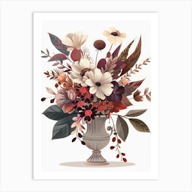 Flowers In A Vase 56 Art Print