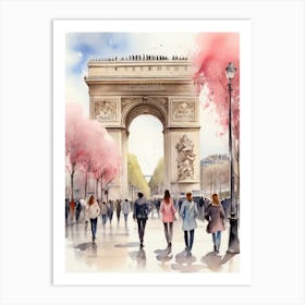 Paris In Spring Art Print