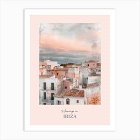 Mornings In Ibiza Rooftops Morning Skyline 2 Art Print