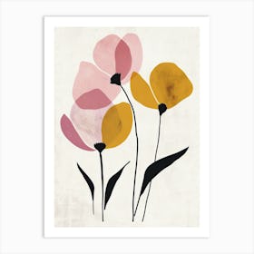 Leeds Flower Market Boho Minimalist Style Affiche