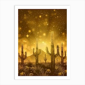 Saguaro Cactus 6 Art Print