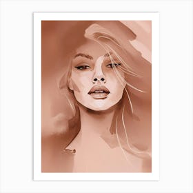 Portrait Of A Woman 14 Art Print