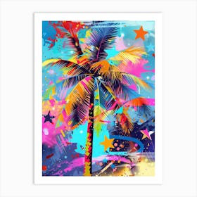 Palm Tree Painting 5 Art Print