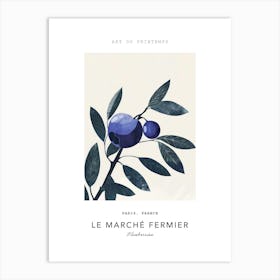 Blueberries Le Marche Fermier Poster 3 Art Print