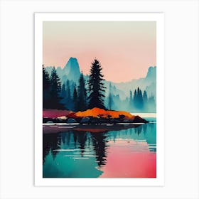 Landscape Painting 168 Art Print