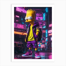 Simpsons Art Print