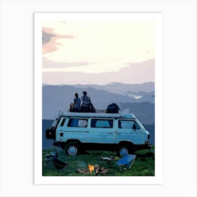 Van Life Art Print