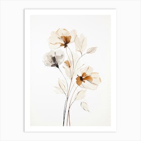 Modern Floral Arrangement Print Art Print