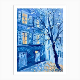 House At Night 5 Art Print