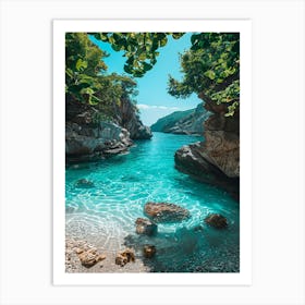 Croatia Beach Art Print