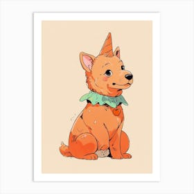 Cute Dog Art Print