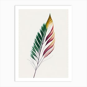 Cypress Leaf Abstract 2 Art Print