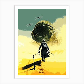 paul atreides dune movie 12 Art Print