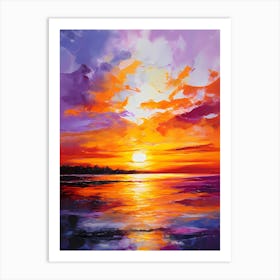 Sunset Art Art Print