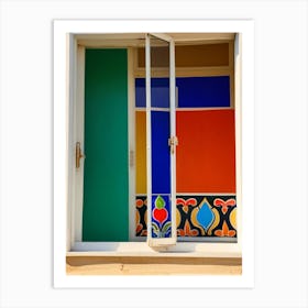 Colorful Window Art Print