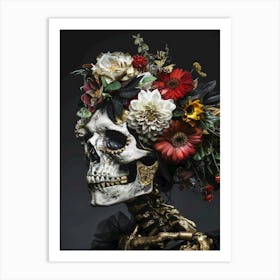 Day Of The Dead Skull Art Print